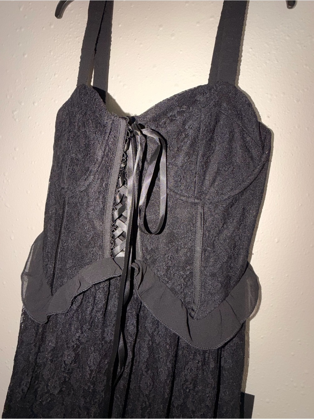 Lulu's Black Midi Dress